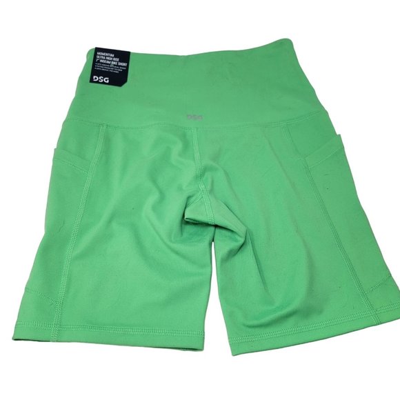 Lot of 2‎ DSG Momentum Ultra High-Rise Bike Shorts XS Women's 1 Gray 1 Green - Picture 3 of 9